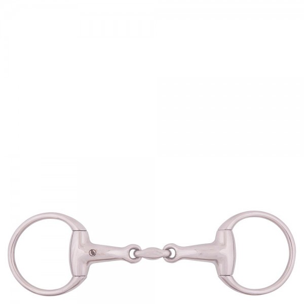 Στομίδα  Double Jointed  solid ss Eggbutt Snaffle 18 mm